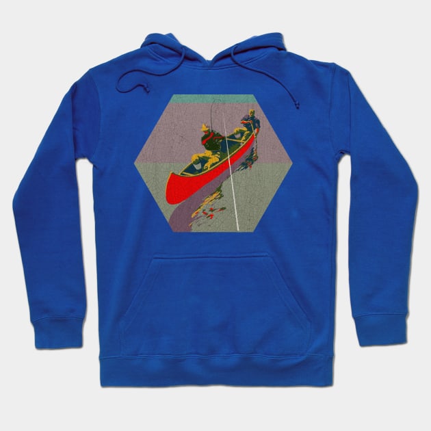 Canoe Hoodie by Midcenturydave